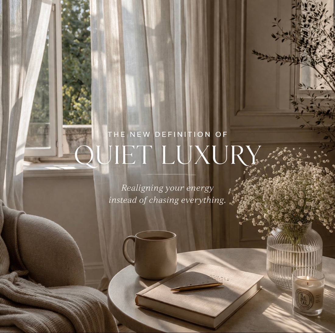 The New Definition of Quiet Luxury: Realigning Your Energy Instead of Chasing Everything