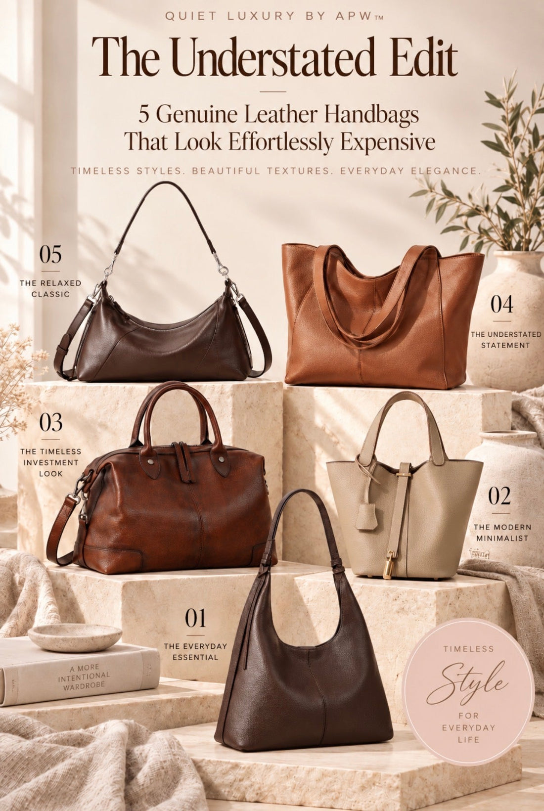5 Affordable Leather Handbags That Look Expensive | Quiet Luxury Style