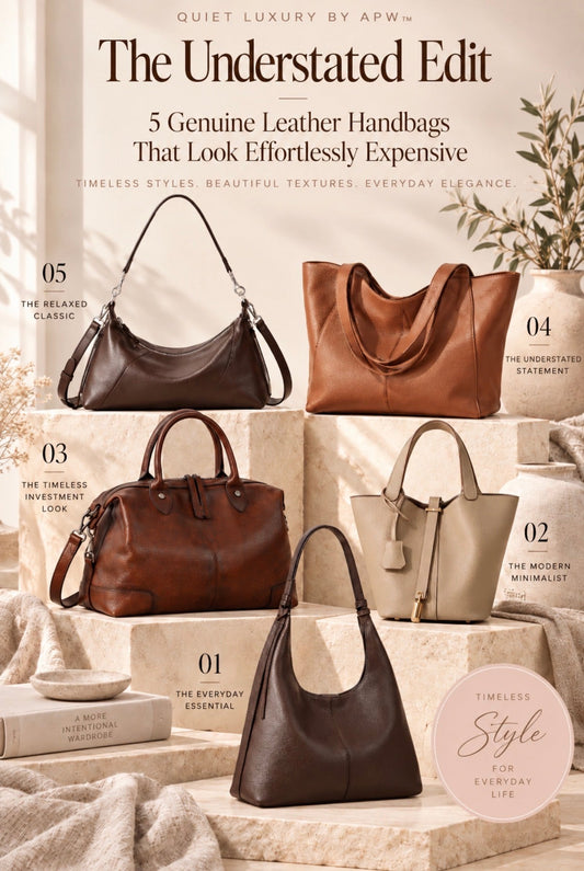 5 Affordable Leather Handbags That Look Expensive | Quiet Luxury Style